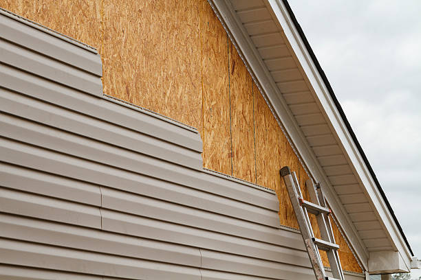 Professional Siding Repair technician working in Burbank, WA